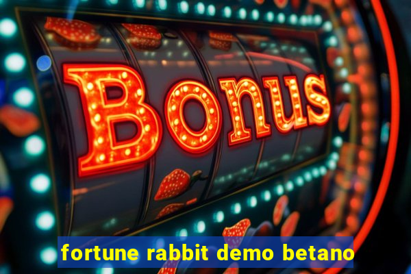 fortune rabbit demo betano